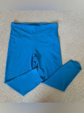 Athleta Pacesetter 7/8 Tights Bright Blue High Rise Leggings Women’s